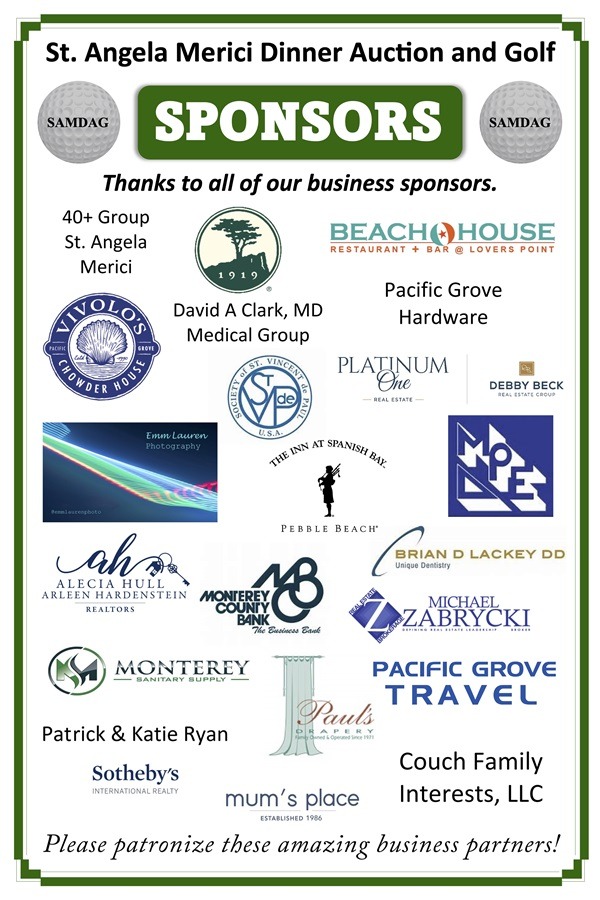 SAMDAG St. Angela Merici PACIFIC GROVE, CA